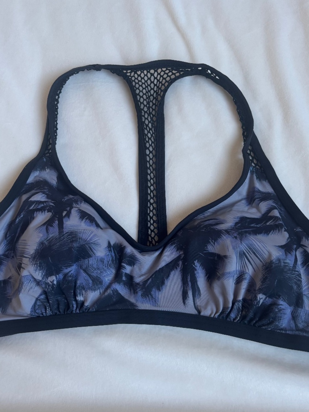 Sunseeker for Venus Bikini Top Tropical Pattern Palm Trees Racerback Women 10